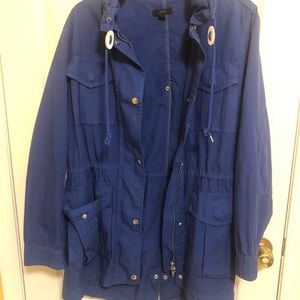 J. Crew Lightweight Jacket in Bright Blue
